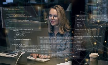html css collage concept with person html css collage concept with person